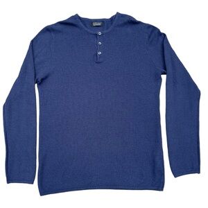 Navy Blue Zara Long Sleeve Shirt (M)